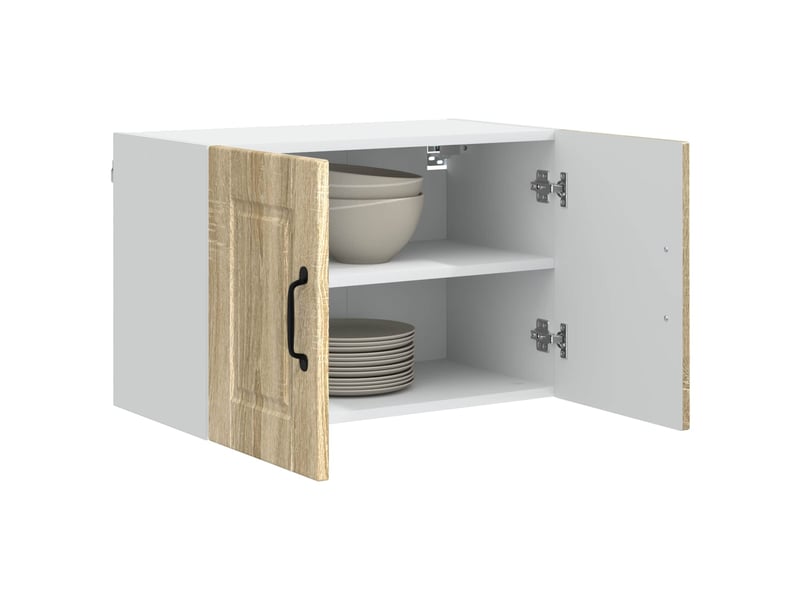 Meuble mural de cuisine, armoire de cuisine chêne sonoma 60x31x40cm shl6863 - Conforama C