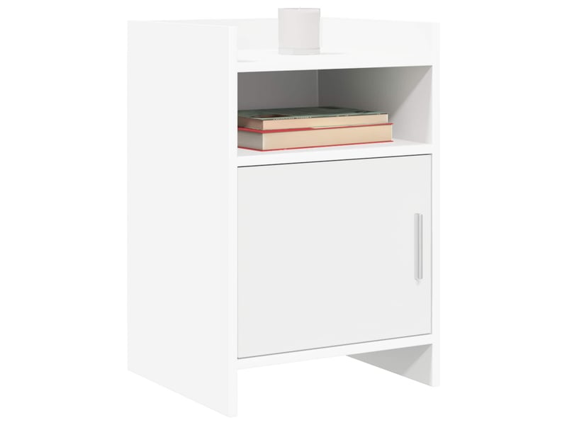  Tables de chevet - cabinet de chevet - table de nuit blanc 40 x 36 x 60 cm bois d'ingénierie  - Conforama A