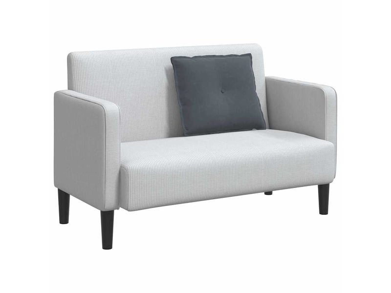  Coussin de dos, coussin de dossier gris foncé 60 x 50 cm tissu en velours côtelé cf54730  - Conforama C