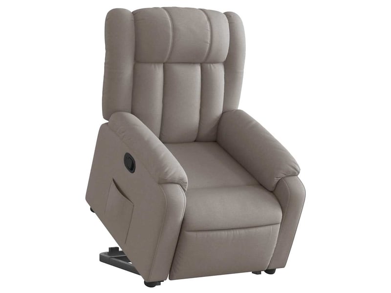 Fauteuil inclinable, fauteuil relax salon taupe tissu shl51547 - Conforama C