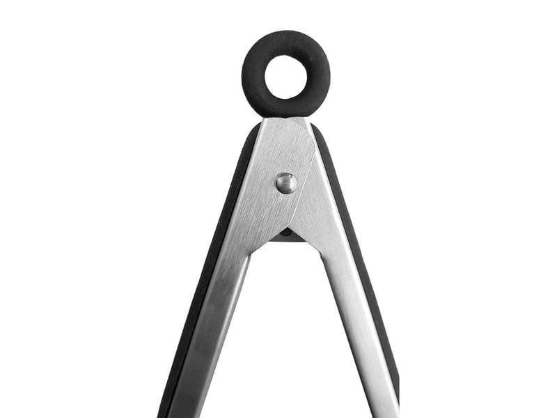 Pince de service, embouts larges, acier inoxydablesilicone, longueur: 33 cm, comfort, noir No Commercial reference - Conforama B