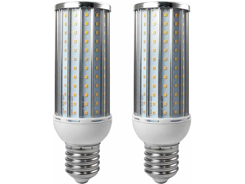  2 ampoules e40 50w aluminium 6000k 110220v  - Conforama A