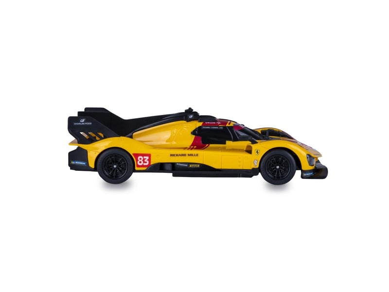  Voiture télécommandée ferrari 499p-n83 1:24 jaune 2,4ghz 402263 - Conforama B