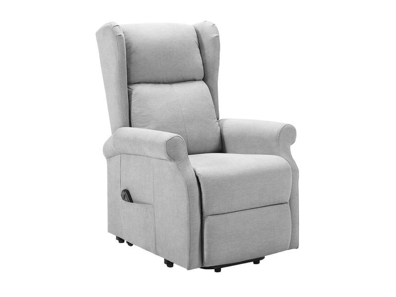  Fauteuil releveur relax électrique tissu waterproof gris clair - alcanti ALCANTI - Conforama C