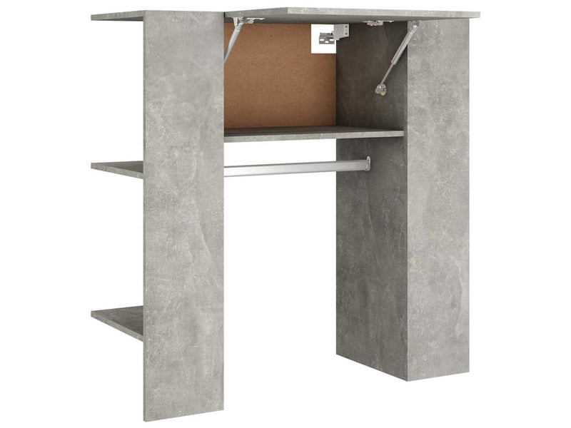  Meuble de rangement, armoire de couloir gris béton 97,5x37x99 cm bois d'ingénierie  - Conforama A