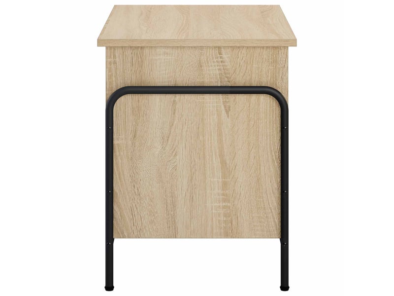  Boîte de rangement, coffre de rangement chêne sonoma 80x40x49,5 cm shl7521  - Conforama E