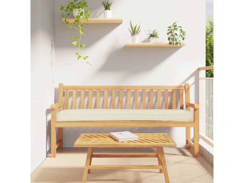  Coussin de palette, coussin de chaise, coussin de canapé crème 200 x 40 x 8 cm tissu oxford cf55331  - Conforama B