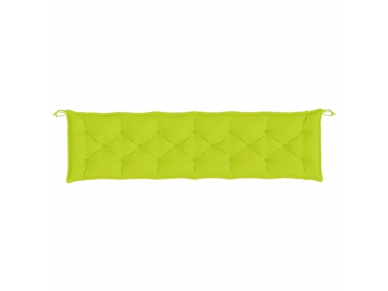  Coussin de banc de jardin, coussin d'assise vert brillant 200x50x7cm tissu oxford cf52872  - Conforama D