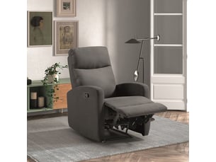 Fauteuil relax manuel MERIAL ALTOBUY Polyester gris