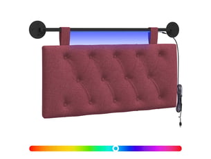 Tete de lit A poser largeur 90 cm rouge