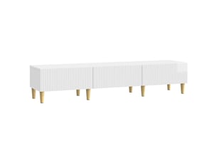 Meuble tv coloris blanc 147 cm <strong></strong>  <strong></strong>