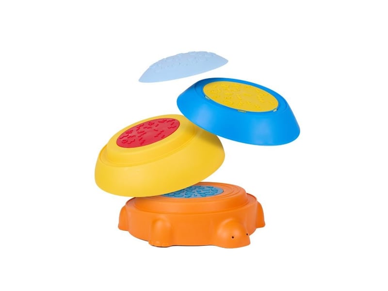  Tortue d'équilibre muffik - 4 pièces, multicolore MFA-01-4 - Conforama C