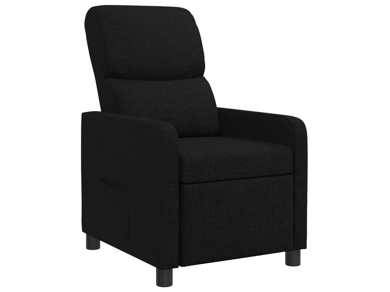 Vidaxl fauteuil inclinable noir polyester  - Conforama D