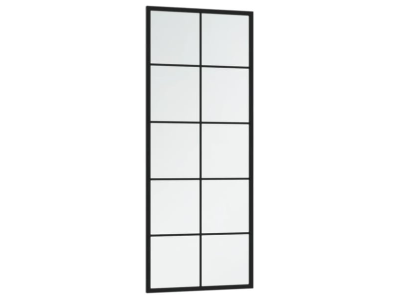  Lot de 2 miroirs muraux noir 100x40 cm métal cf62941  - Conforama C