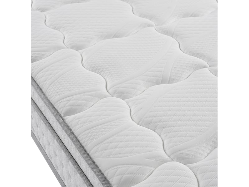  Matelas hybride 140x190 cm h3 à 7 zones, ressorts ensachés et mousse froide, respirant, matériaux certifiés oeko-tex  - Conforama D