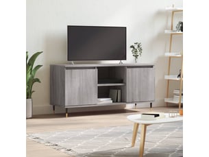 Meuble tv coloris gris 104 cm <strong></strong>  <strong></strong>