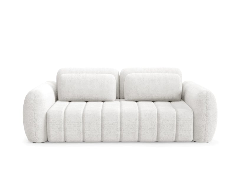  Canapé contii premium avec fonction de couchage couleur : quelle blanc  - Conforama A