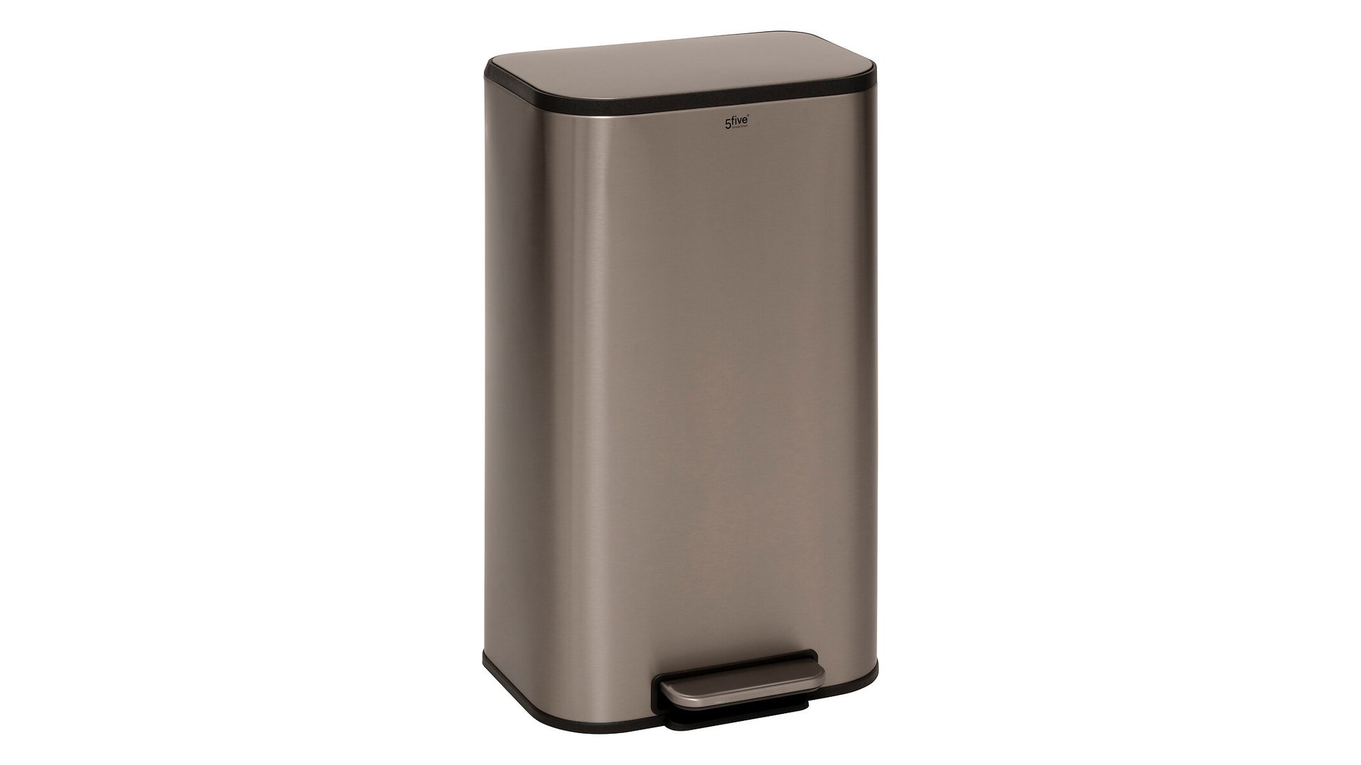 FIVE Poubelle cuisine 30 L METAL coloris gris gris 61 Conforama