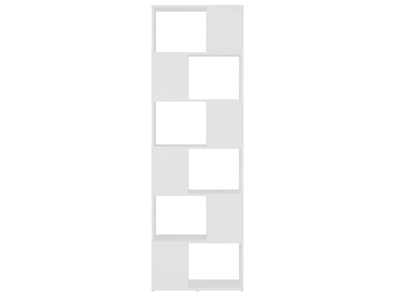  Bibliothèque, étagère de rangement blanc 60x24x186 cm  - Conforama E