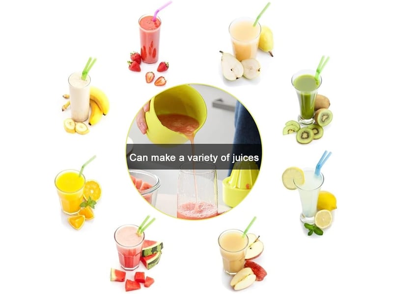  Presse-citron manuel design forme citron jaune - double usage pour orange et pamplemousse  - Conforama E