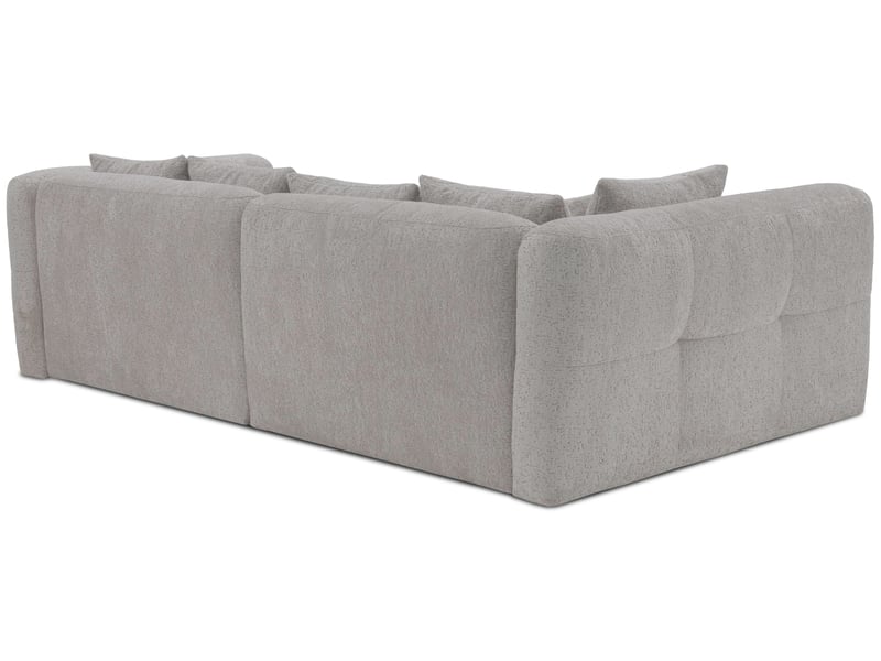  Canapé d'angle beige fixe 4 places  - Conforama D