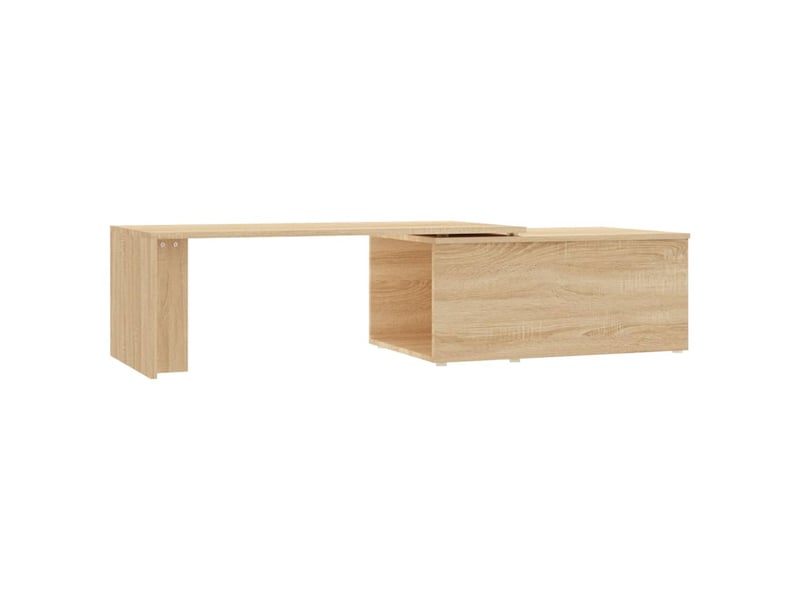  Table basse rectangulaire | table de salon chêne sonoma 150x50x35 cm bois d’ingénierie  - Conforama A