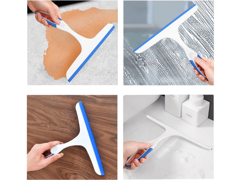  Essuie-glace de douche multi-usage, 24,5 cm, parfait pour portes de douche, vitres et miroirs de voiture  - Conforama B