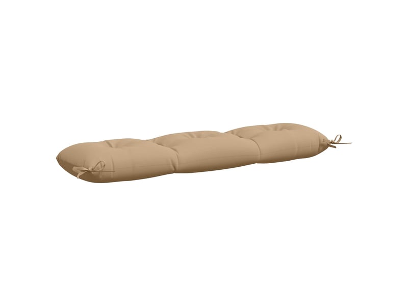 Coussin de banc, coussin d'assise, coussin de canapé vianen 100 % polyester sable 110 x 30 x 12 cm cf53989 - Conforama D