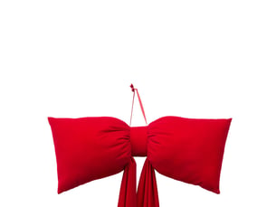 Nœud de sapin xxl rouge