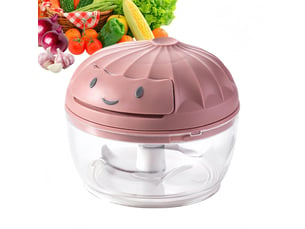 Hachoir manuel, 200 ml, hachoir oignons, mixeur multifonctions, coupe légumes, coupe gingembre manuel, broyage des aliments pour bébé, hachoir à vian