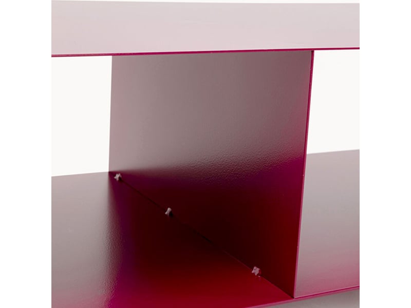  meuble tv lounge à roulettes violet kare design  - Conforama E