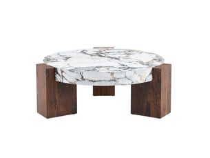 Table basse rond(e) coloris bicolore VIVRYN