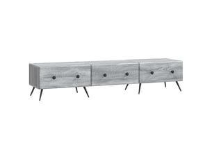 Meuble tv coloris gris 147 cm <strong></strong>  <strong></strong>