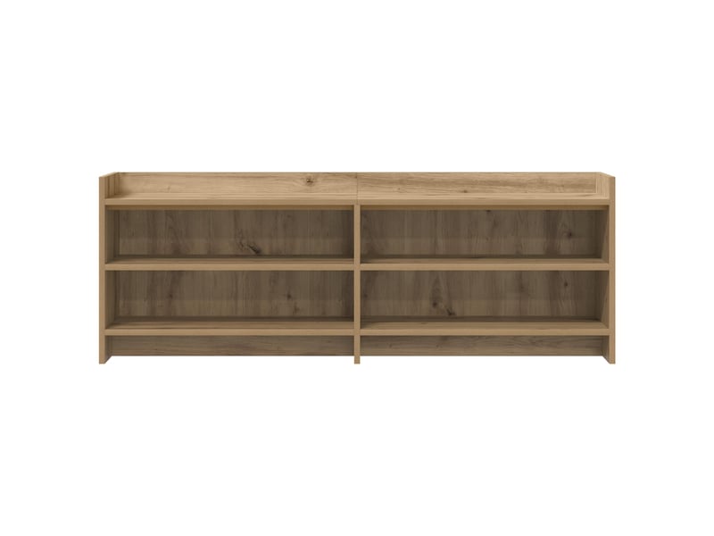  Meuble tv - banc tv - meuble de rangement 135 x 33 x 47 cm chêne artisanal bois d'ingénierie  - Conforama D