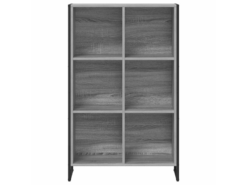  Bibliothèque, armoire à livres 99,5 x 30 x 108,5 cm bois d'ingénierie gris sonoma  - Conforama E