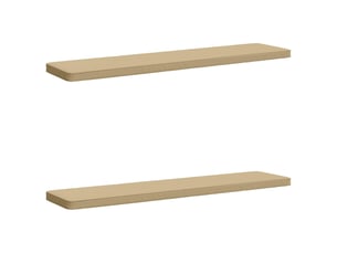 Lot de 2 coussins de banc, coussins d'assise vught 100 % polyester beige cf57805