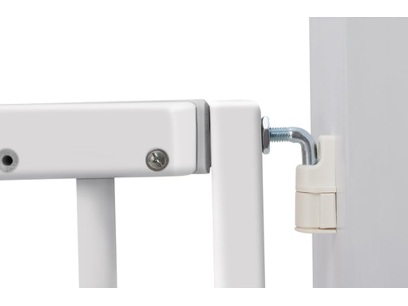  Barrière de porte à fixer par pression 68 a 102 cm couleur blanc 2714_WE - Conforama E