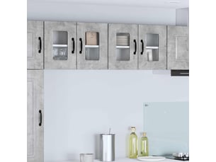 Meuble mural de cuisine | armoire de cuisine 2 pcs gris béton shl3238