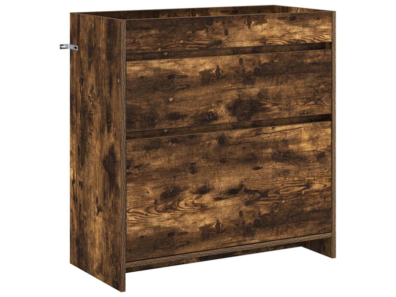  Ensemble de mobilier de salle de bain chêne fumé shl8175  - Conforama D