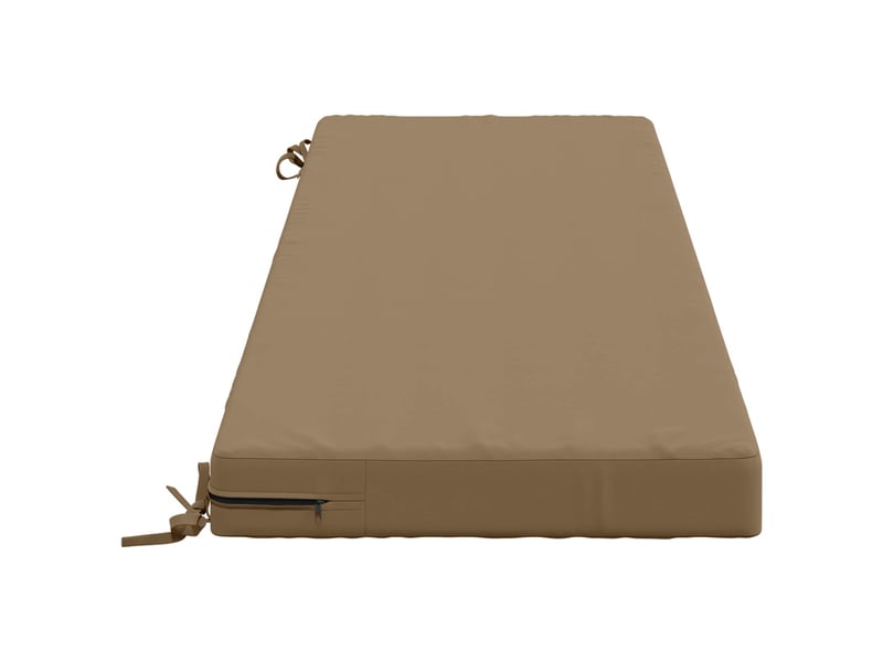 Coussin de banc, coussin d'assise, coussin de canapé soest 100 % polyester taupe 150 x 50 x 8 cm cf53600 - Conforama D