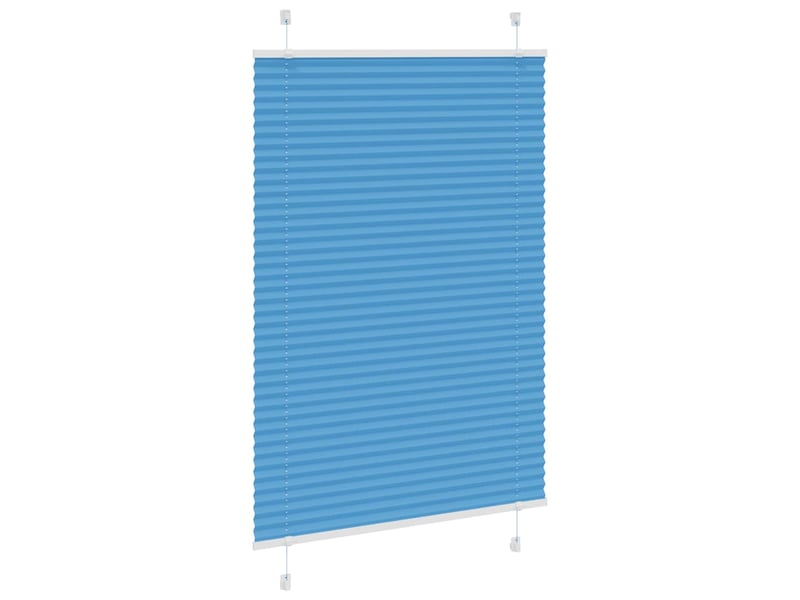  Store plissé, store de fenêtre bleu 95x100 cm largeur du tissu 94,4 cm polyester cf46814  - Conforama C
