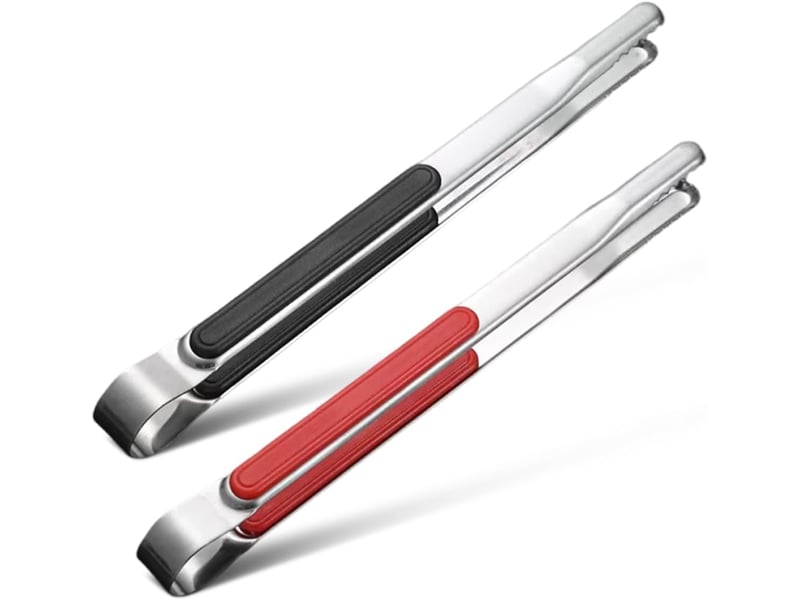  2 pièces pince barbecue inox, longueur 25 cm, résistant à la chaleur, pince de cuisson avec poignée antidérapante, multifonctions pour la cuisson No Commercial reference - Conforama A