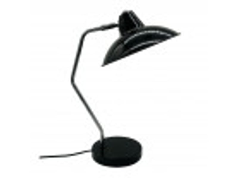  Lampe de bureau fabrilamp elian noirchromé 1 x e27 articulée orientable 44x24x35 cm 161571009 - Conforama B