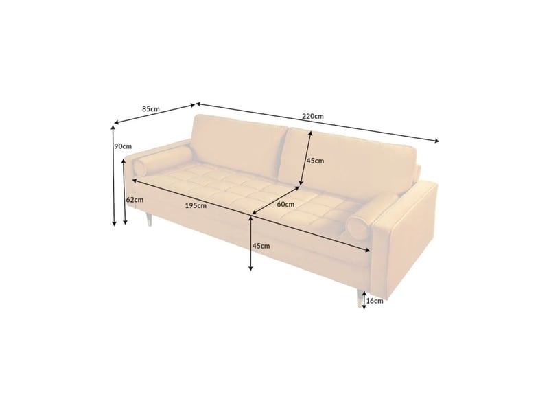 Canapé d'angle réversible koliri jaune – canapé design en velours capitonné avec pouf assorti - Conforama C