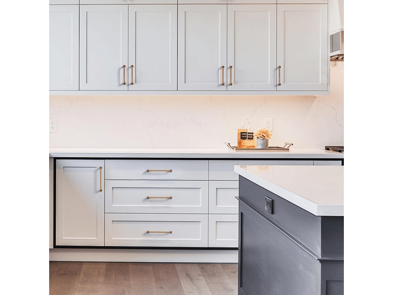  Poignée d'armoire de cuisine rétro en bronze de 128 mm, poignées pour meubles en alliage de zinc (10 pièces)  - Conforama D