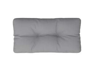 Coussin de palette, coussin de chaise, coussin de canapé gris 80x40x12 cm tissu cf55353
