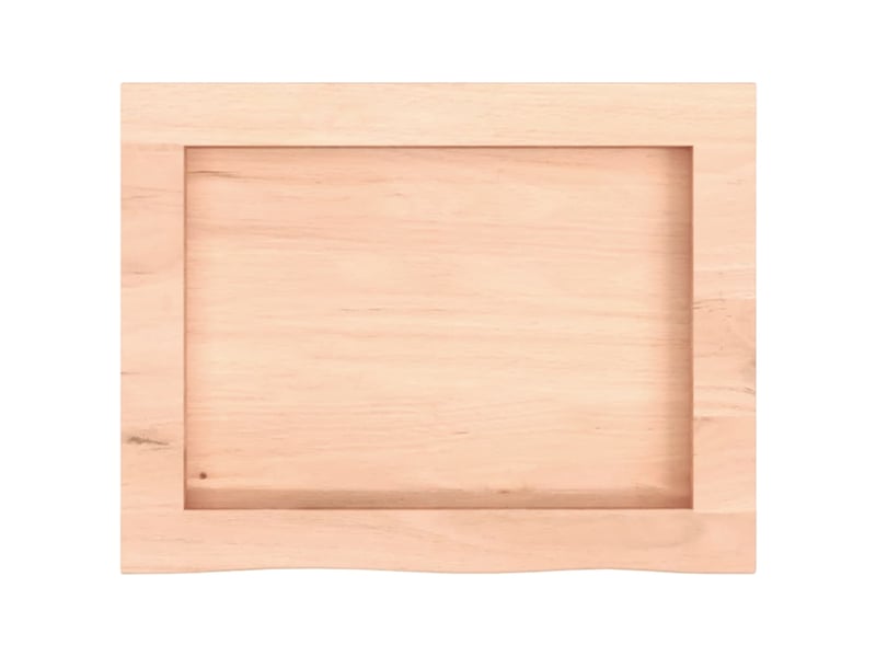  Comptoir de salle de bain, plan de travail 40x30x(2-4) cm bois massif non traité cf65725  - Conforama C