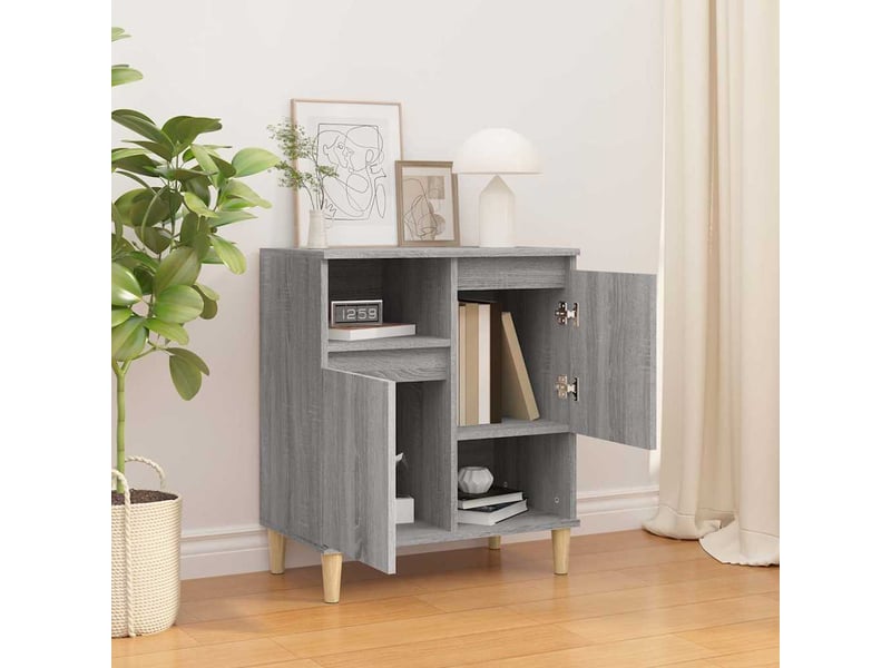  Buffet - bahut - meuble de rangement sonoma gris 60x35x70 cm bois d'ingénierie  - Conforama C