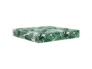 Coussin de canapé d'extérieur, coussin de chaise polyester motif feuilles cf54113