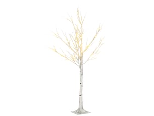 Arbre lumineux led - décoration lumineuse blanc chaud - 72 leds - usage intérieur - 120 cm - décoration de noël chambre maison blanc